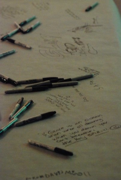 writing station